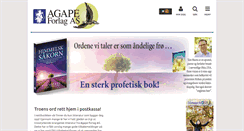 Desktop Screenshot of agape.no